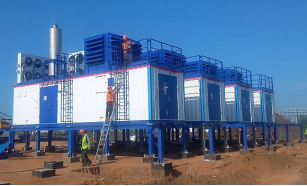 8台合乐HL8集团配潍柴应用于北欧地区的天然气发电项目