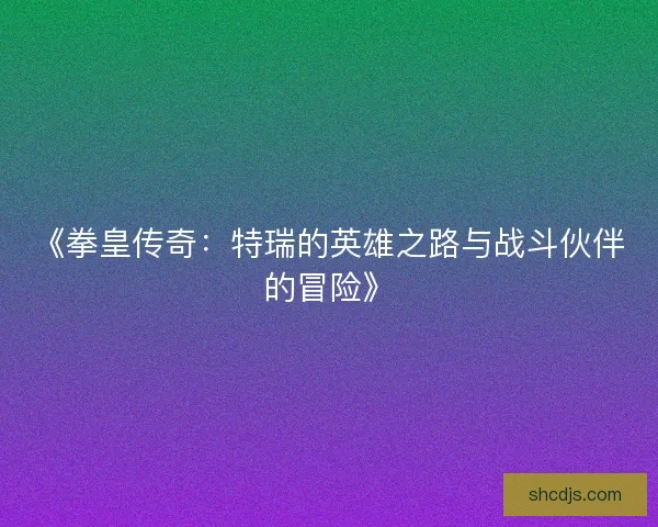 《拳皇传奇：特瑞的英雄之路与战斗伙伴的冒险》