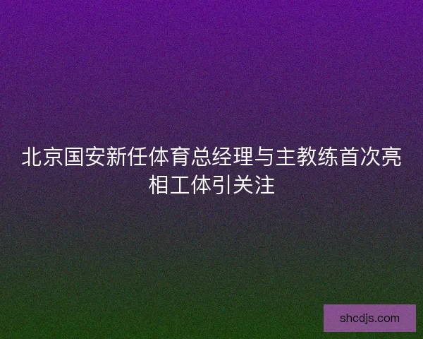北京国安新任体育总经理与主教练首次亮相工体引关注 北京国安新任体育总经理与主教练首次亮相工体引关注